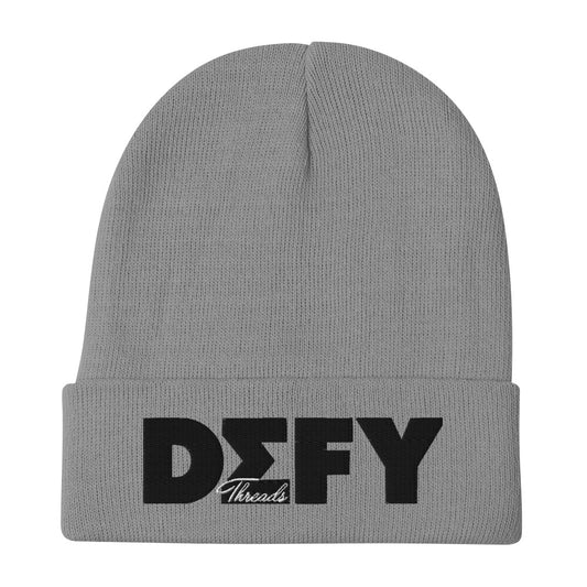 DEFY Embroidered Beanie V1