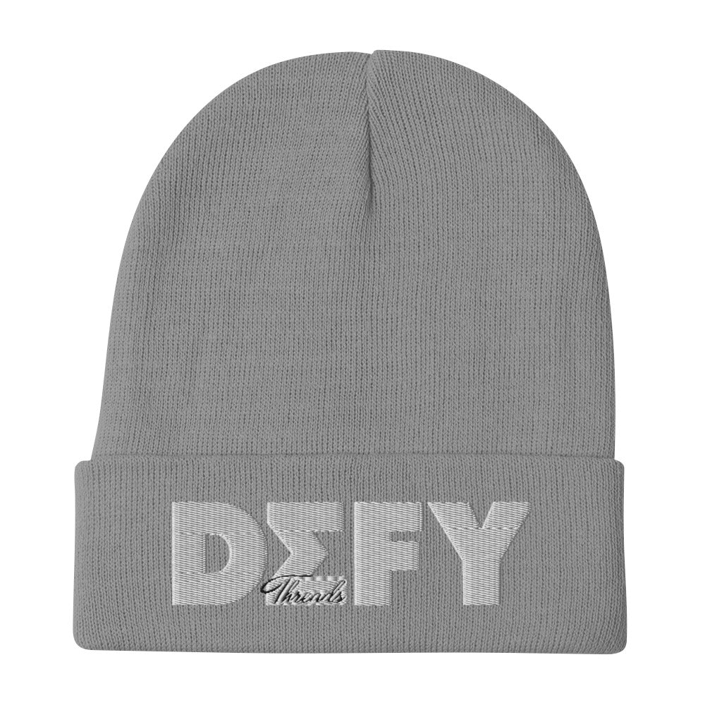 DEFY Embroidered Beanie V2