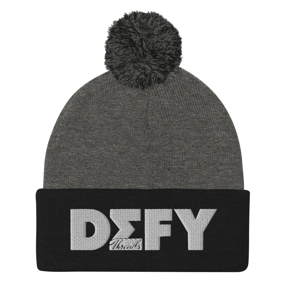 DEFY Pom-Pom Beanie