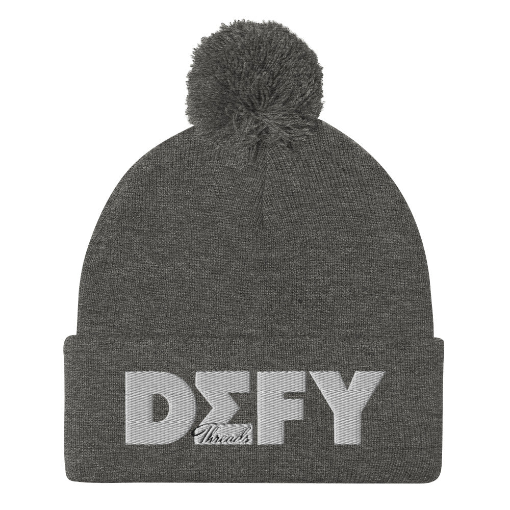 DEFY Pom-Pom Beanie