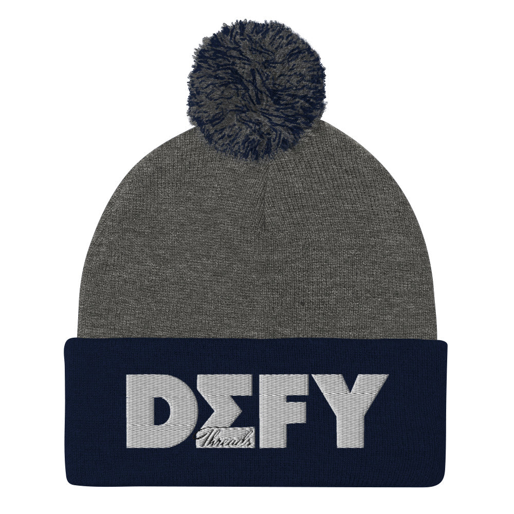 DEFY Pom-Pom Beanie