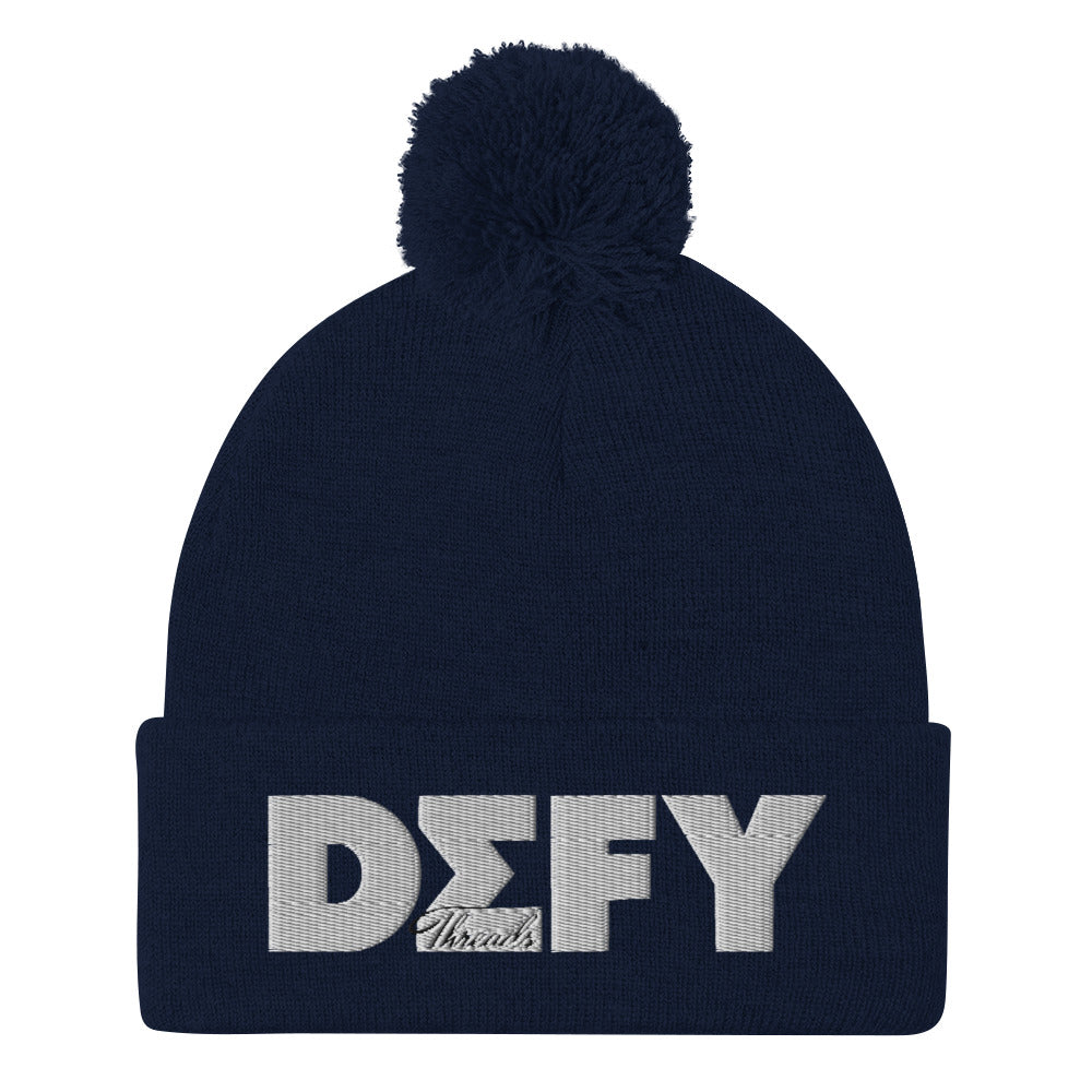 DEFY Pom-Pom Beanie