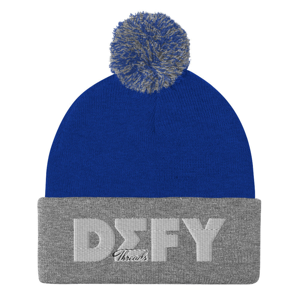 DEFY Pom-Pom Beanie